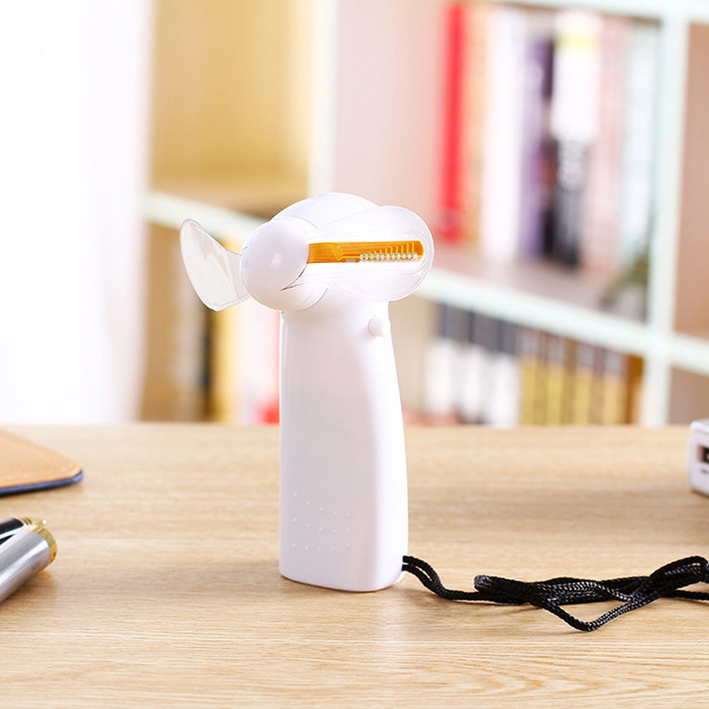 Handventilator met knipperende lampjes