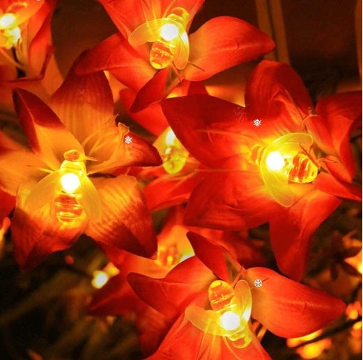 Solar New String Lights 20 LED Little Bee Christmas Lanterns Flashing Lights Christmas String Lights Garden Decoration Lights