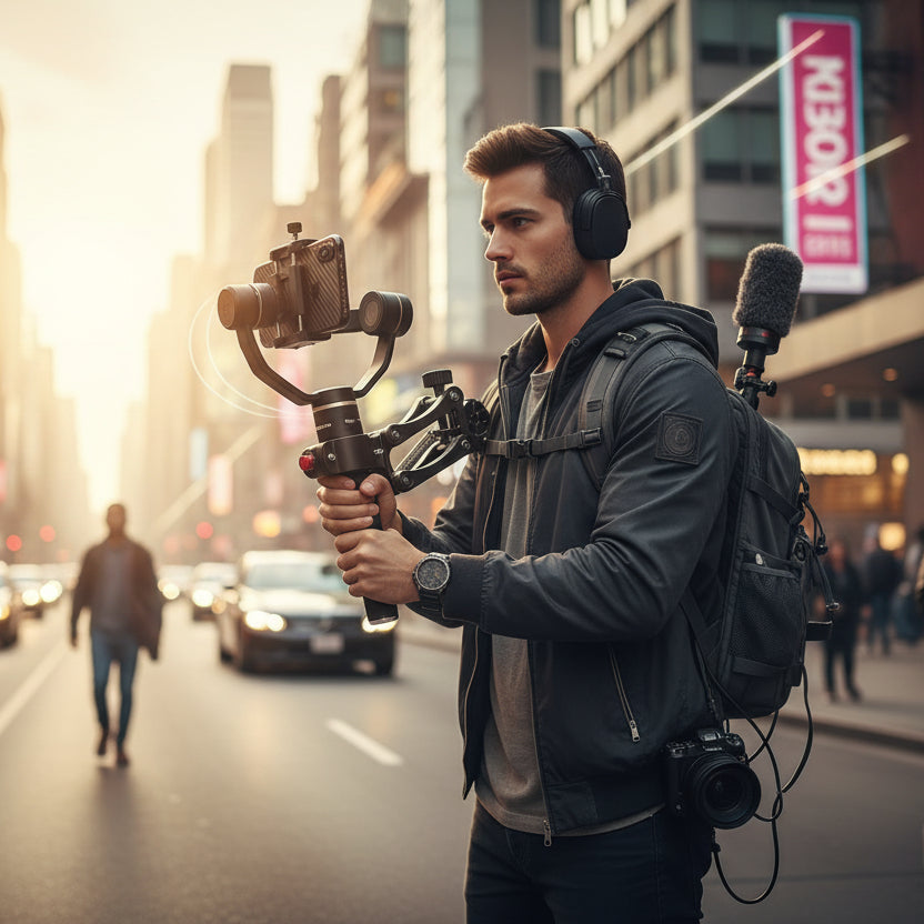 Stabilisateur 4ème Axe Gimbal — DJI Osmo, Charge 4kg, Universel