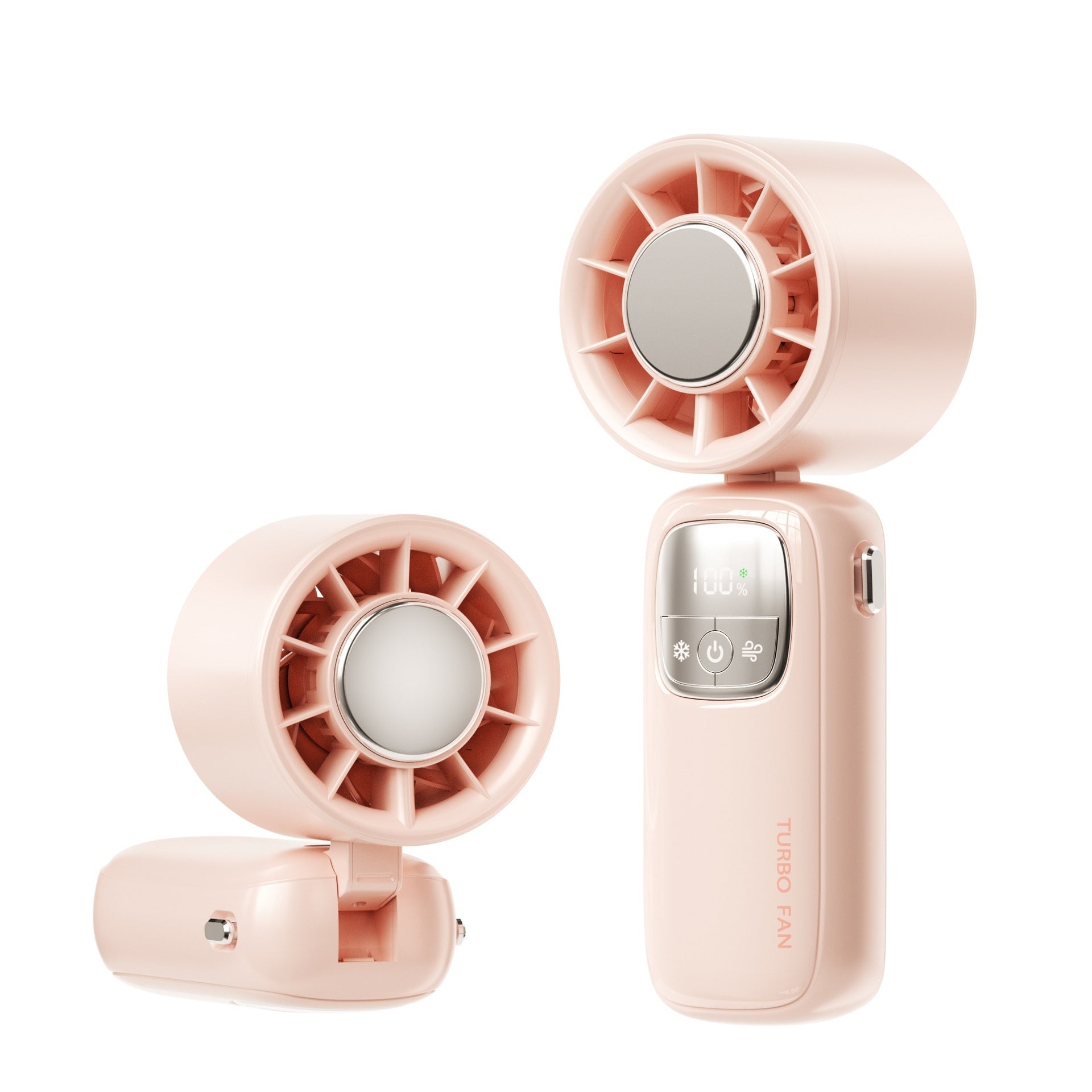 Semiconductor Refrigeration High-speed Handheld Fan Usb Outdoor Portable Folding Mini Fan