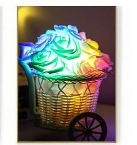 Fairy String Lights with Roses