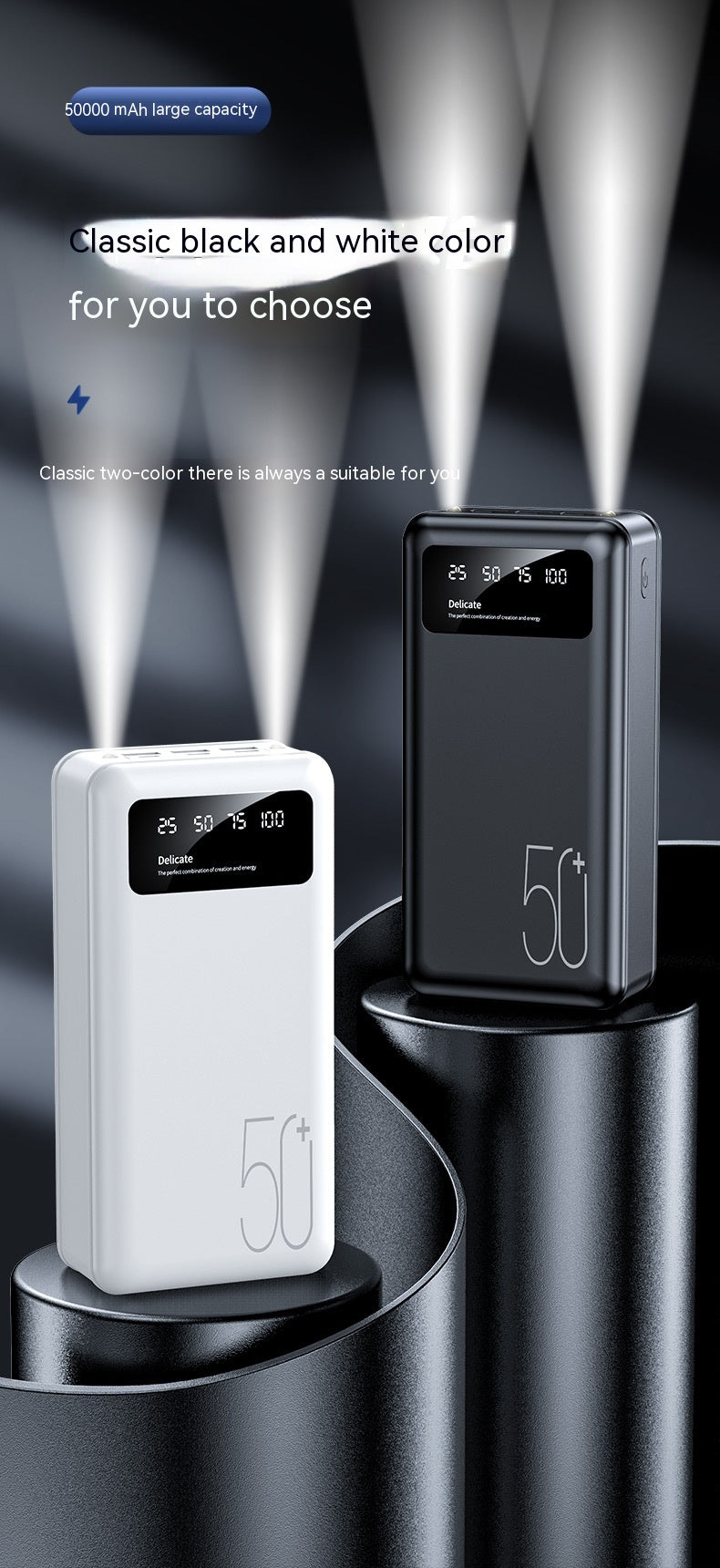 Universele Powerbank met Grote Capaciteit voor op de Camping