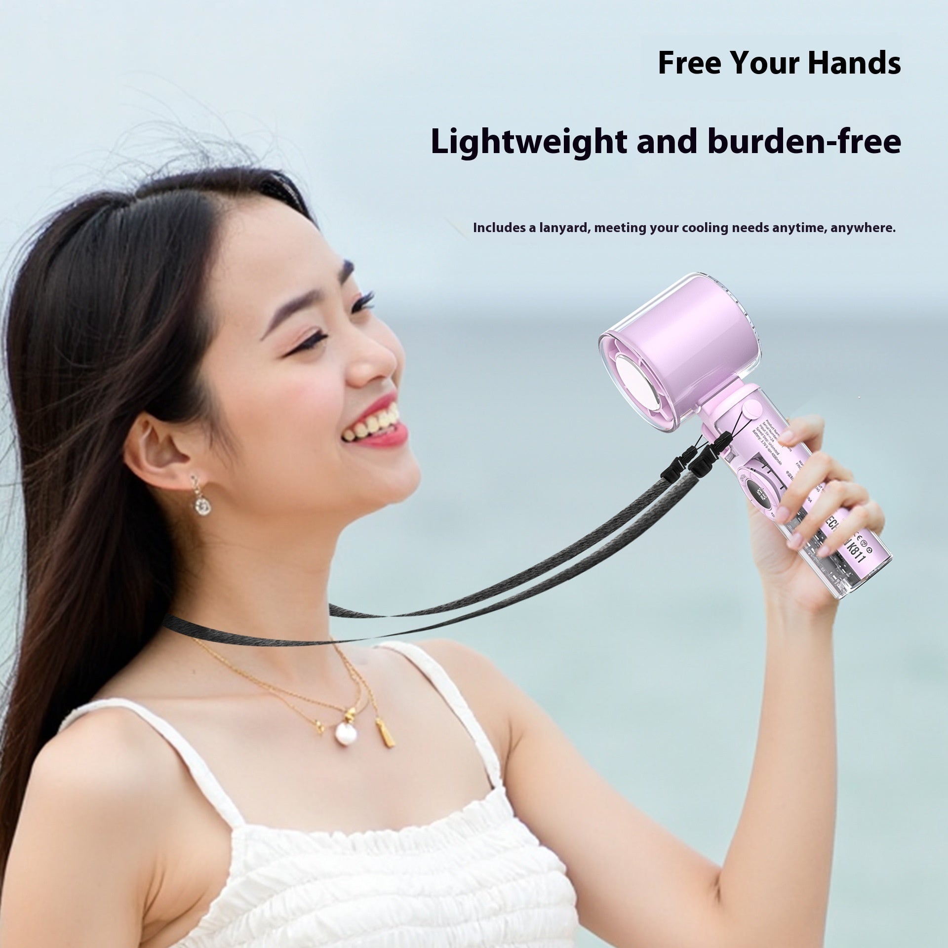 Personality Ice Compress Small Handheld Fan