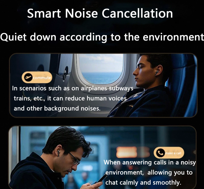 AI Simultaneous Interpretation Bluetooth Headphones For Couples