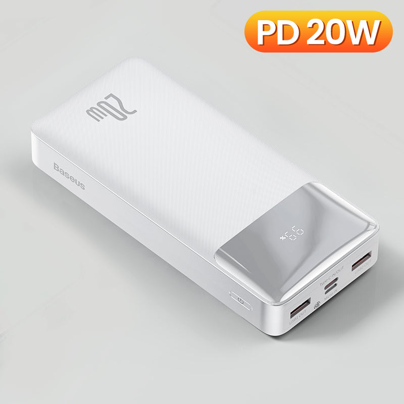 Powerbank met digitaal display 10000mAh 15W met meerdere poorten