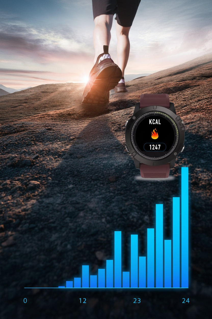 Montre Tactique V3 HR — GPS, Fréquence Cardiaque IP67