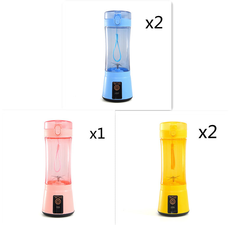 Draagbare elektrische fruitpers draadloze USB oplaadbare minimixer multifunctionele smoothieblender voor de zomer keukenbenodigdheden