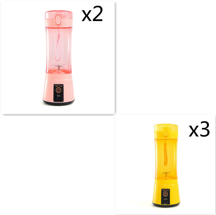 Draagbare elektrische fruitpers draadloze USB oplaadbare minimixer multifunctionele smoothieblender voor de zomer keukenbenodigdheden