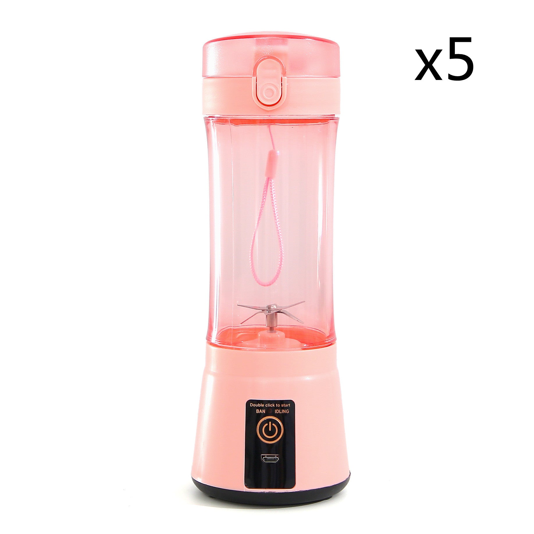 Draagbare elektrische fruitpers draadloze USB oplaadbare minimixer multifunctionele smoothieblender voor de zomer keukenbenodigdheden