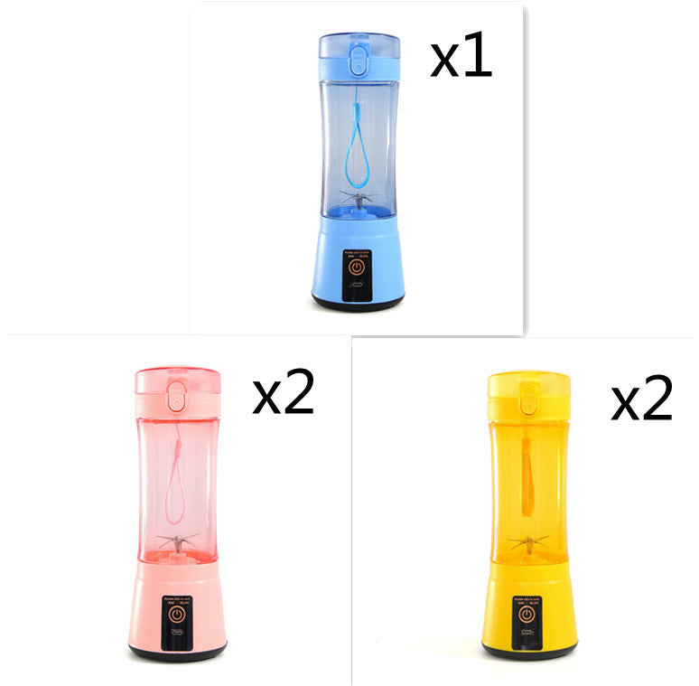 Draagbare elektrische fruitpers draadloze USB oplaadbare minimixer multifunctionele smoothieblender voor de zomer keukenbenodigdheden