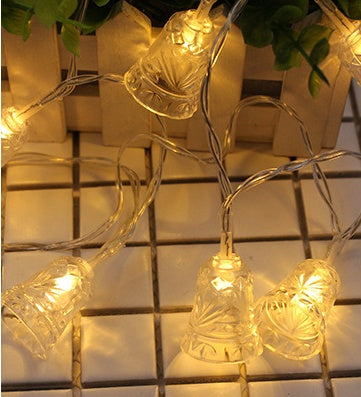 Sneeuwpop Kerstboom LED Lichtslinger Sneeuwvlokken Fairy Lights Hangende Ornamenten