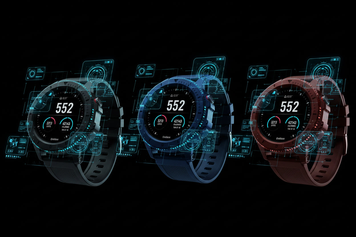 Montre Tactique V3 HR — GPS, Fréquence Cardiaque IP67