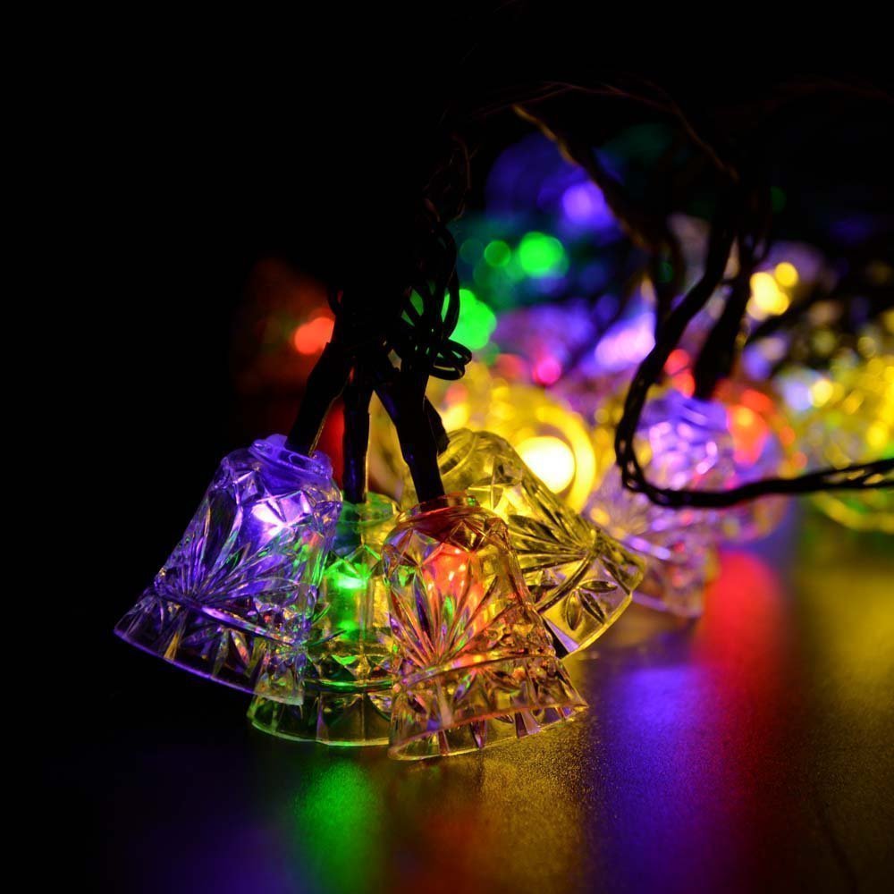 Sneeuwpop Kerstboom LED Lichtslinger Sneeuwvlokken Fairy Lights Hangende Ornamenten