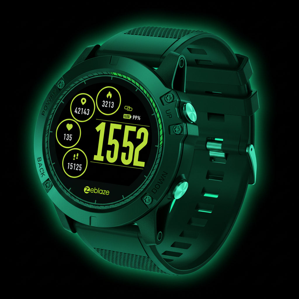 Montre Tactique V3 HR — GPS, Fréquence Cardiaque IP67