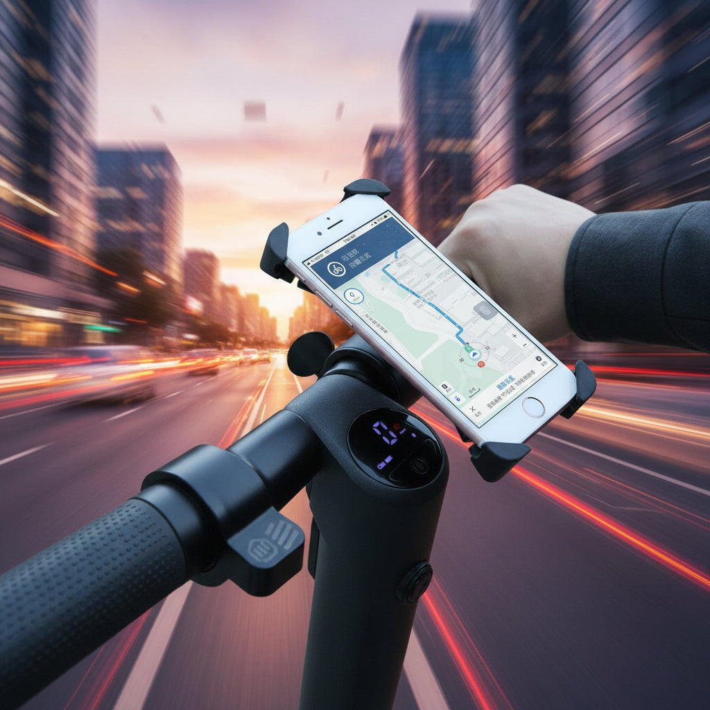 Support Téléphone Guidon Trottinette Vélo — Universel 4 Griffes