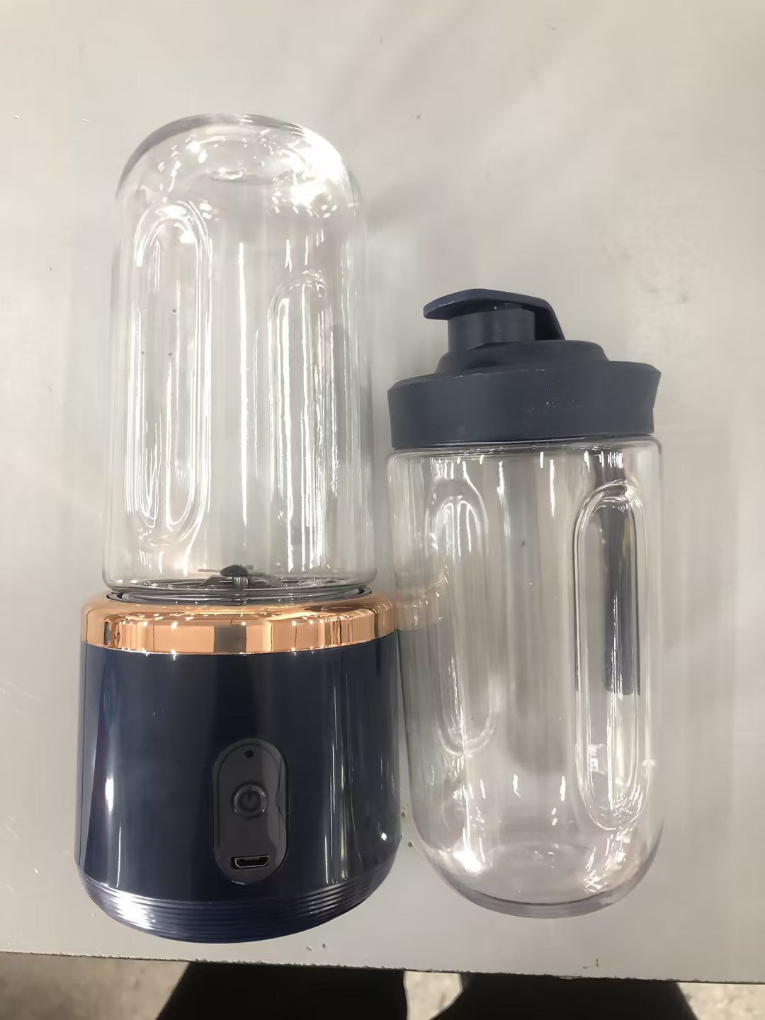 6-blads draagbare blender minijuicer cup extractor smoothie USB-oplaadbare fruitpers blender keukenmixer ijsbreker draagbare juicermachine