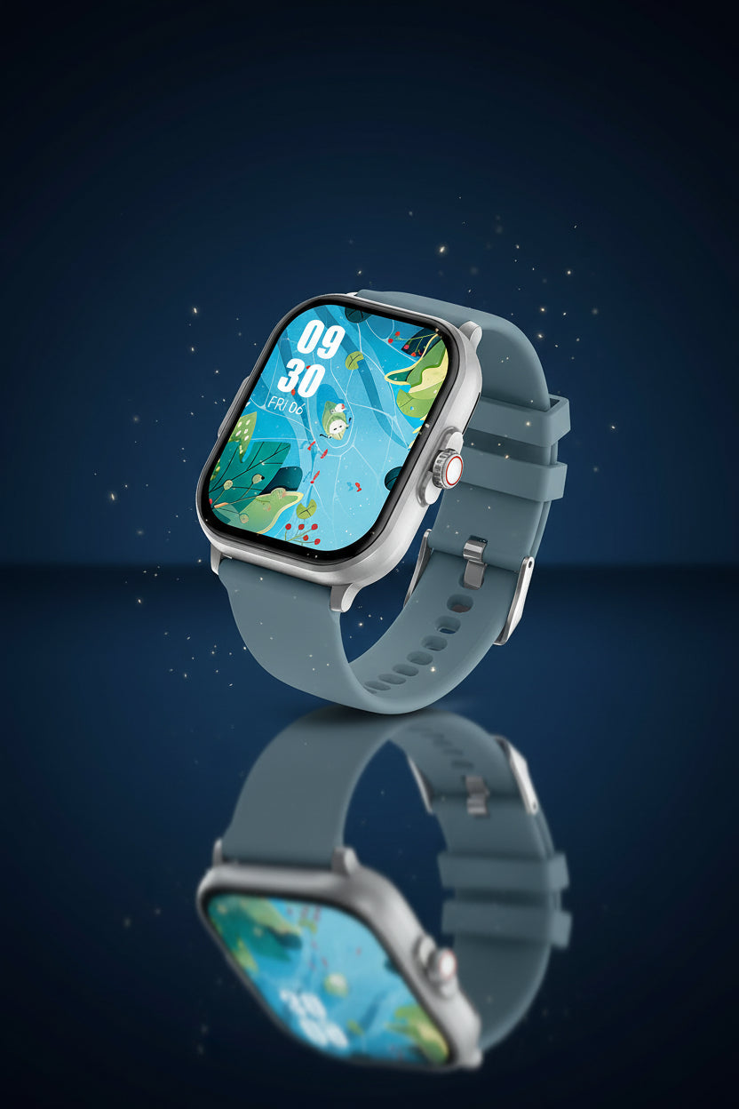 Montre E02 ECG Glycémie — Appels Bluetooth IP67 15J