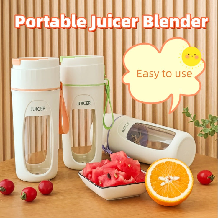 Portable Electric Blender USB Charging Outdoor Automatic Juicer Cup Juice Maker Kitchen Supplies