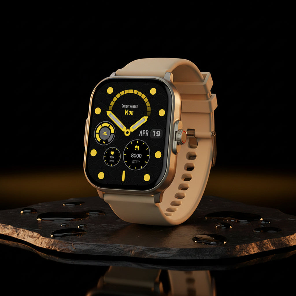 Montre E02 ECG Glycémie — Appels Bluetooth IP67 15J