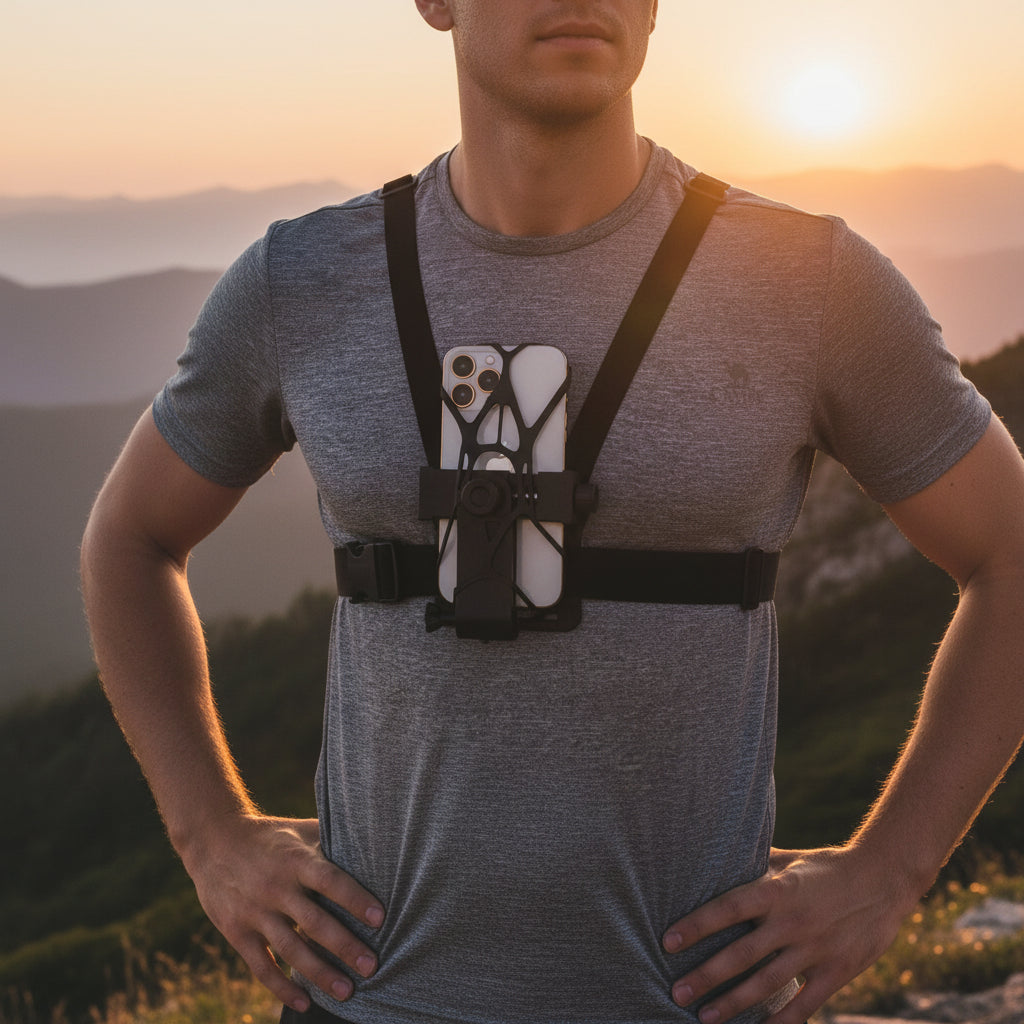 Chest Harness Phone Sport Camera — Universal Chest Mount Smartphone GoPro
