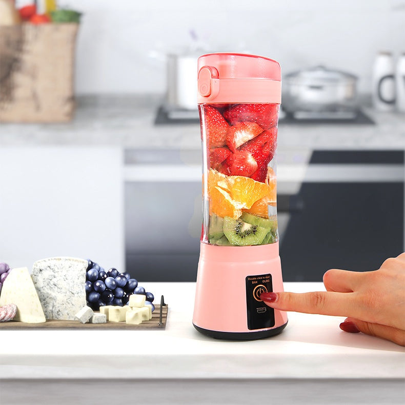 Draagbare elektrische fruitpers draadloze USB oplaadbare minimixer multifunctionele smoothieblender voor de zomer keukenbenodigdheden