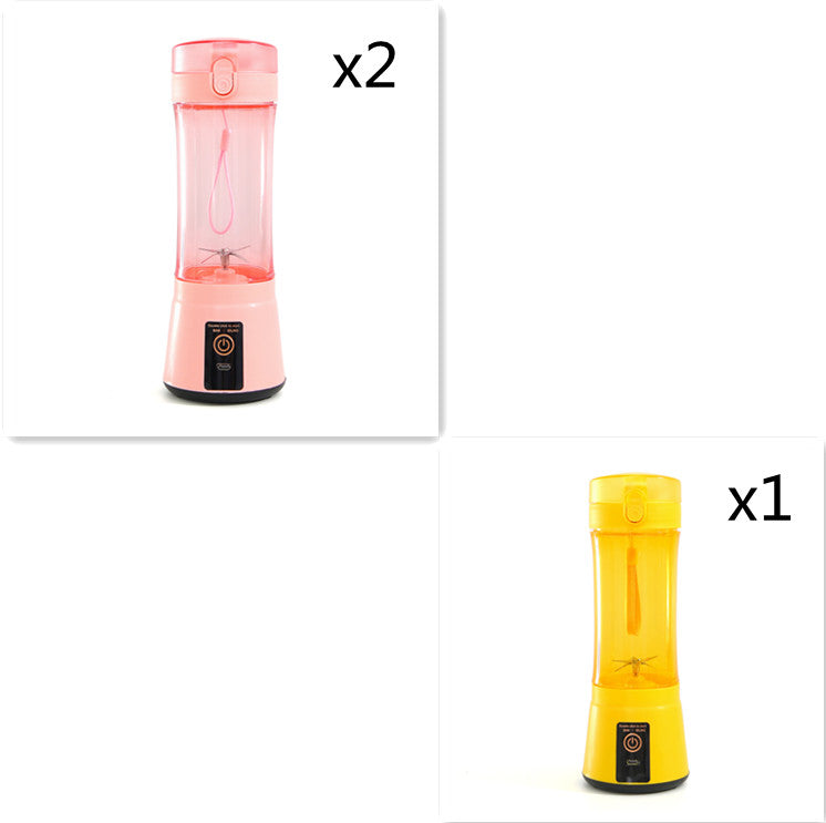 Draagbare elektrische fruitpers draadloze USB oplaadbare minimixer multifunctionele smoothieblender voor de zomer keukenbenodigdheden