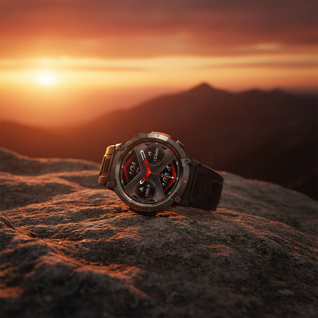 Montre Connectée Outdoor Sport — Robuste & Étanche