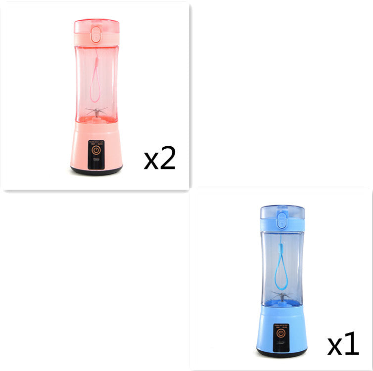 Draagbare elektrische fruitpers draadloze USB oplaadbare minimixer multifunctionele smoothieblender voor de zomer keukenbenodigdheden