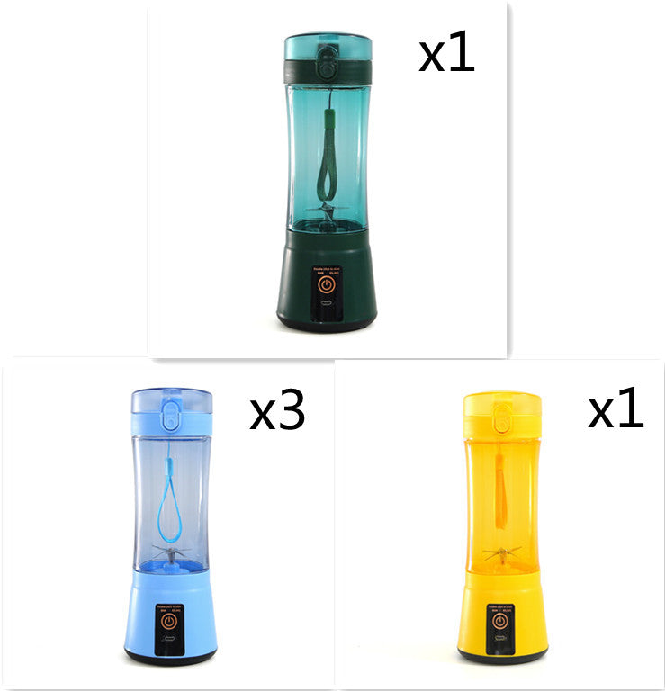Draagbare elektrische fruitpers draadloze USB oplaadbare minimixer multifunctionele smoothieblender voor de zomer keukenbenodigdheden