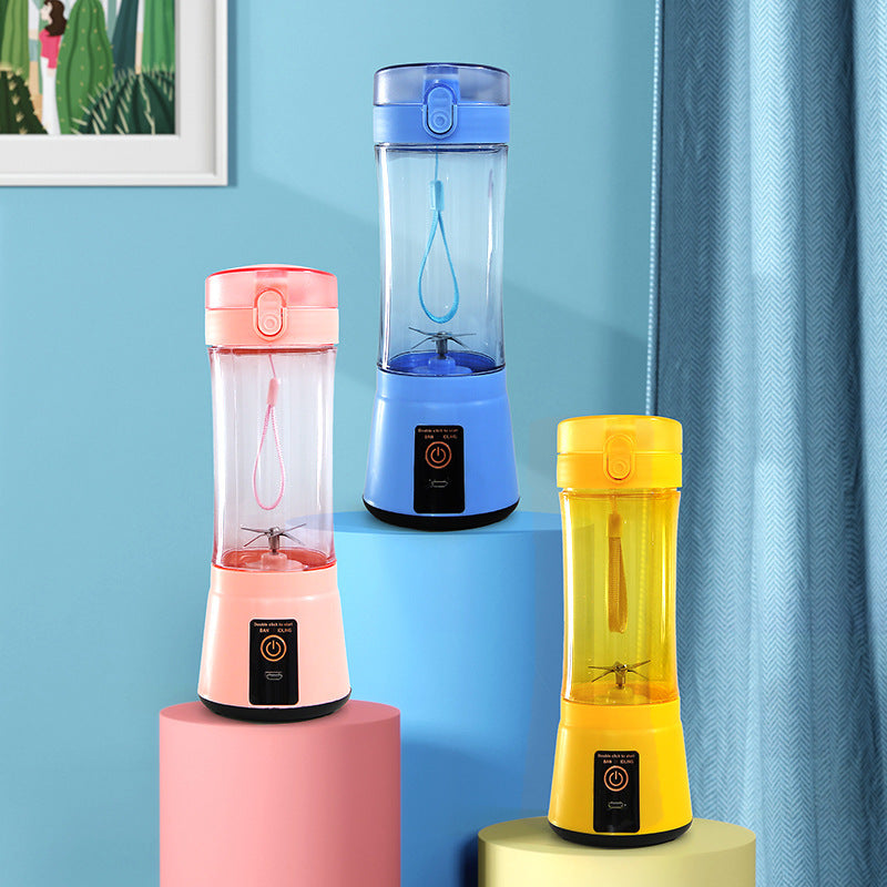 Draagbare elektrische fruitpers draadloze USB oplaadbare minimixer multifunctionele smoothieblender voor de zomer keukenbenodigdheden