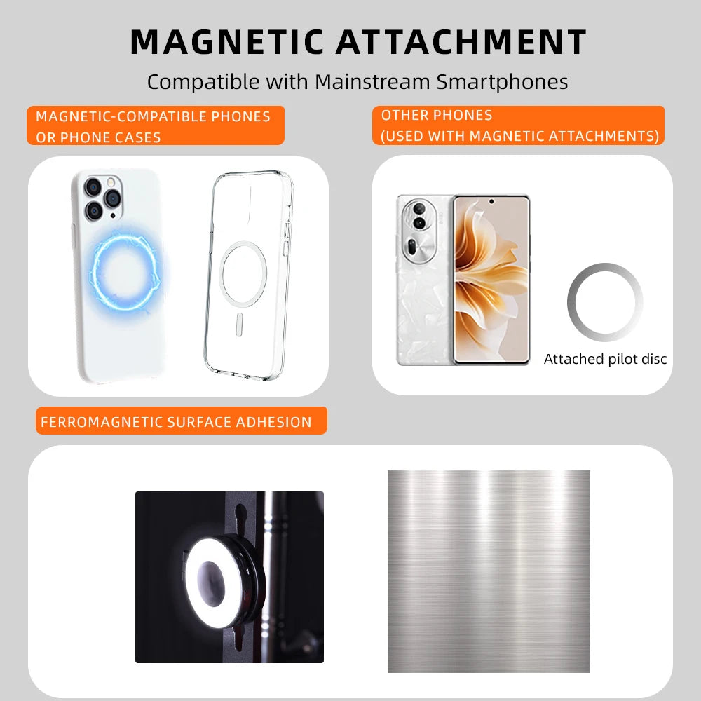 Magnetic Fill Lights For iPhone