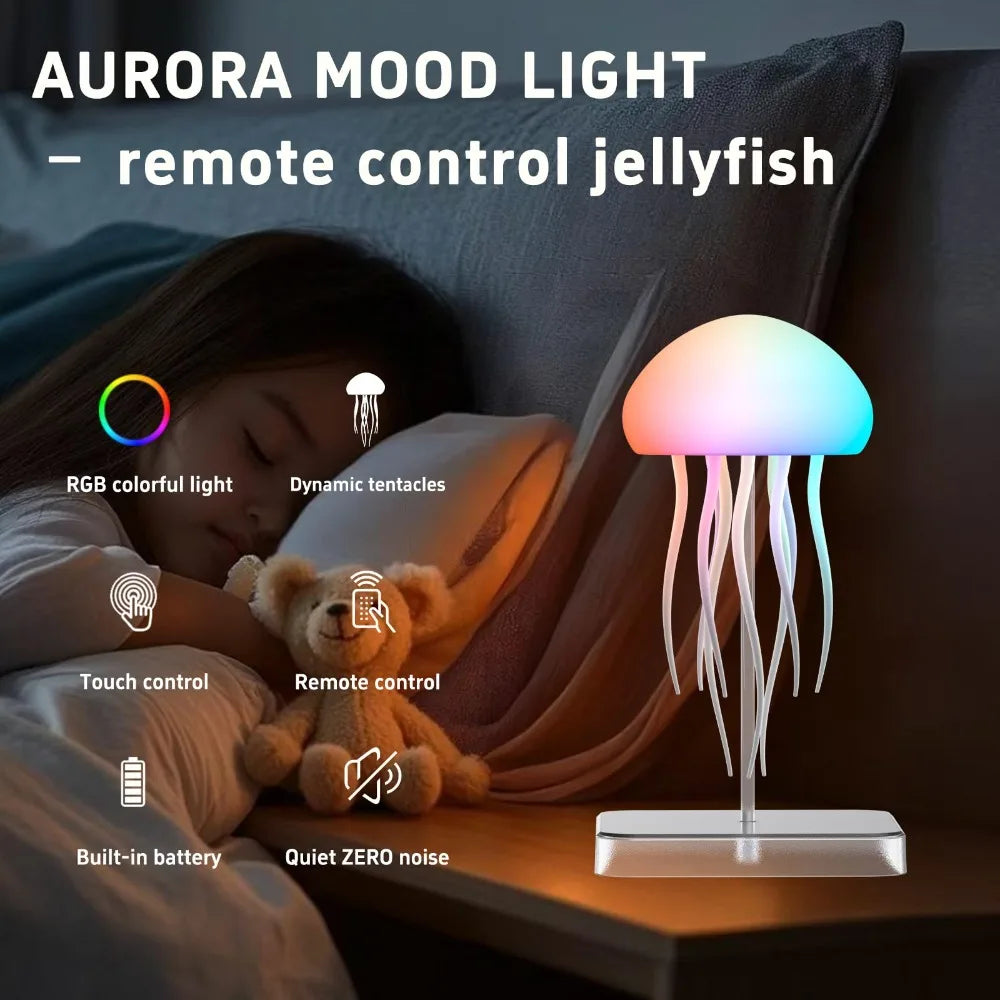 Jellyfish Lamp with Remote Control