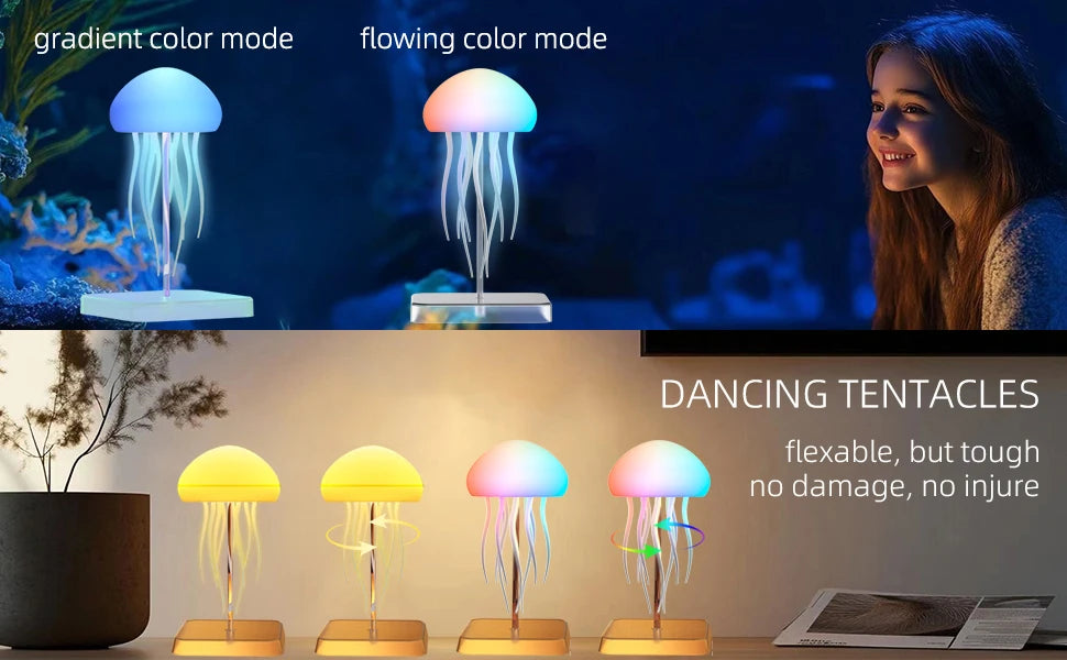 Jellyfish Lamp with Remote Control