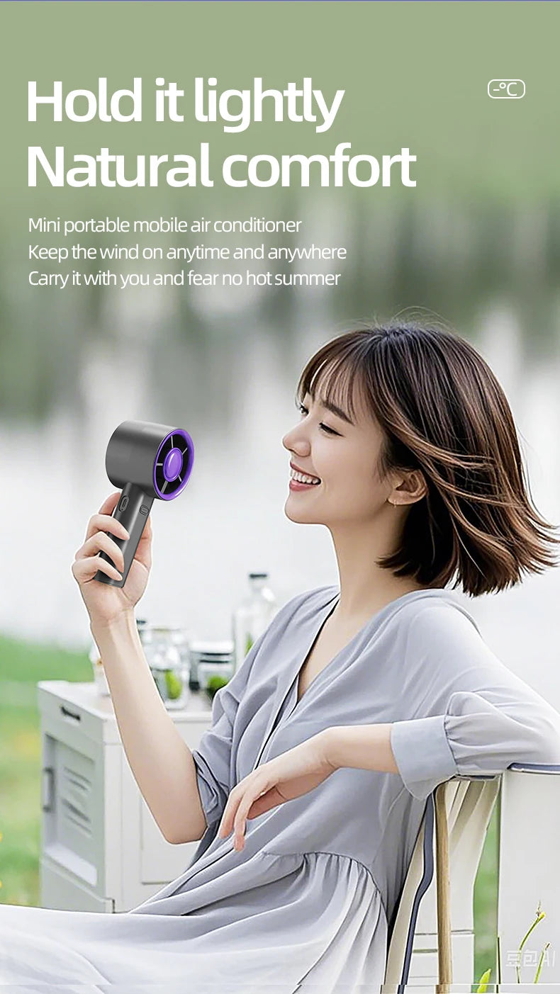 Fast Charging Portable Handheld Mini Fan