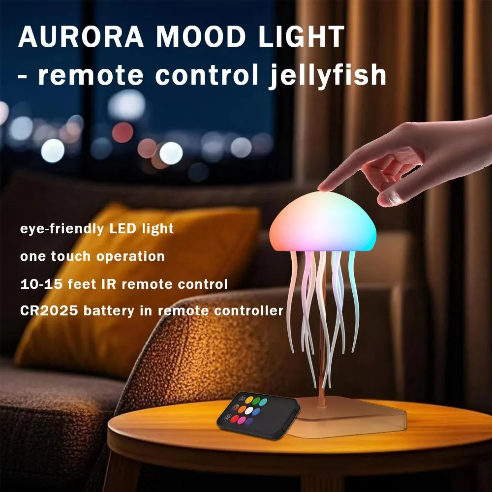 Jellyfish Lamp with Remote Control