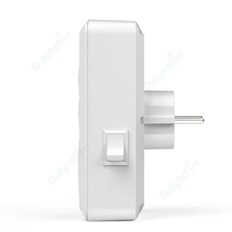 EU Extension Socket With 3 AC Outlets