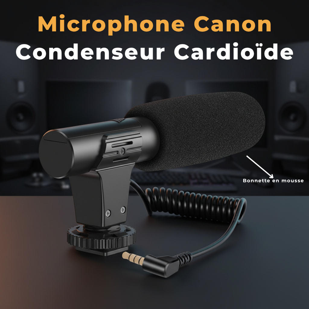 Complete Smartphone Vlogging Kit — Shotgun Microphone + 36-LED Light + Tripod + Remote Control