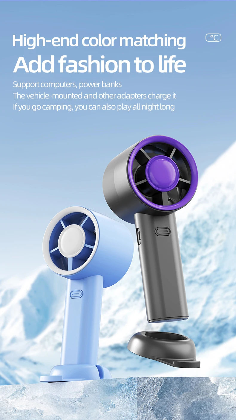 Fast Charging Portable Handheld Mini Fan