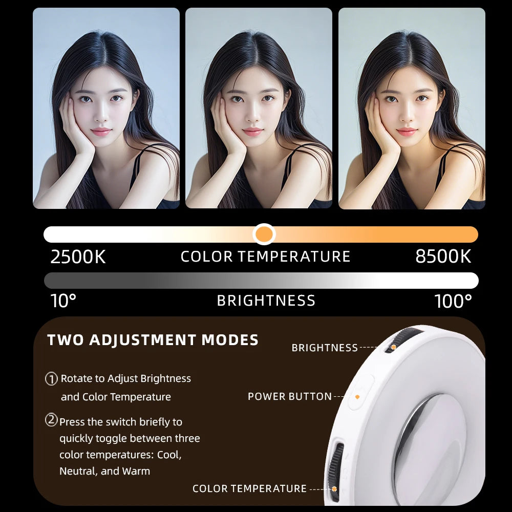 Magnetic Fill Lights For iPhone