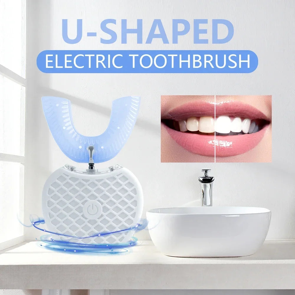 Ultrasonic Electric Adult Toothbrush - 360° Whitening Effect