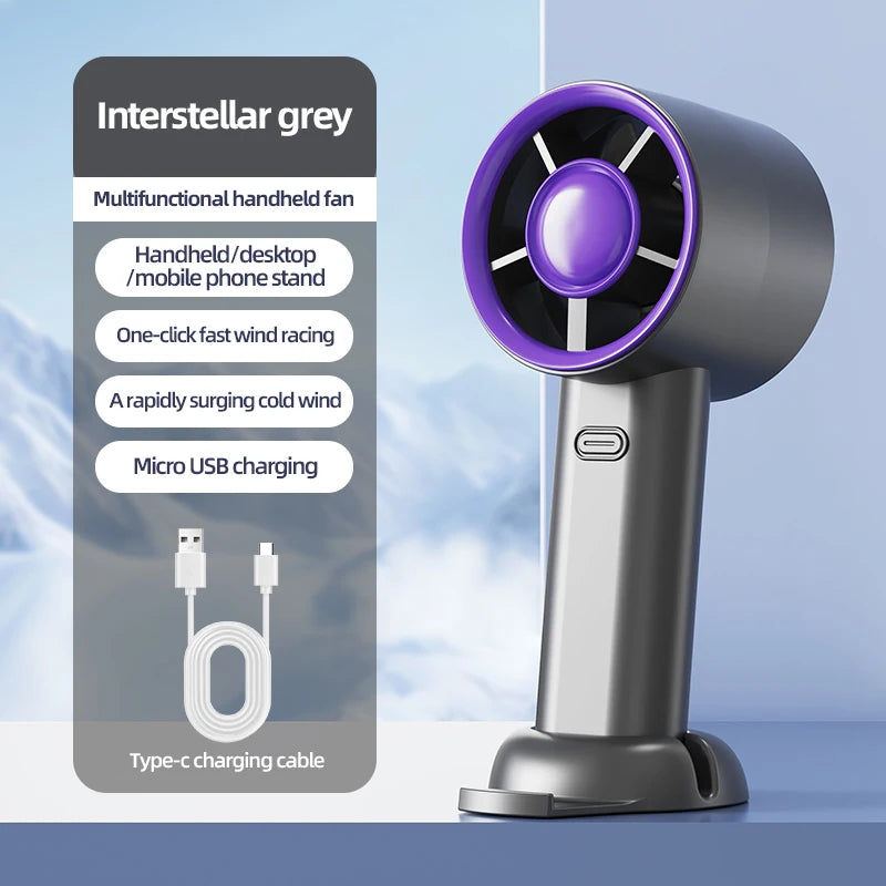 Fast Charging Portable Handheld Mini Fan