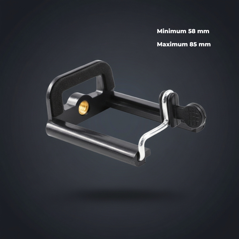 Clip U Universel Smartphone — Support Trépied Live 58 à 85mm