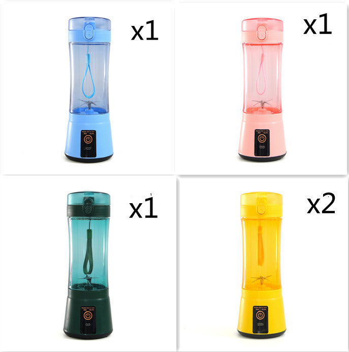 Draagbare elektrische fruitpers draadloze USB oplaadbare minimixer multifunctionele smoothieblender voor de zomer keukenbenodigdheden