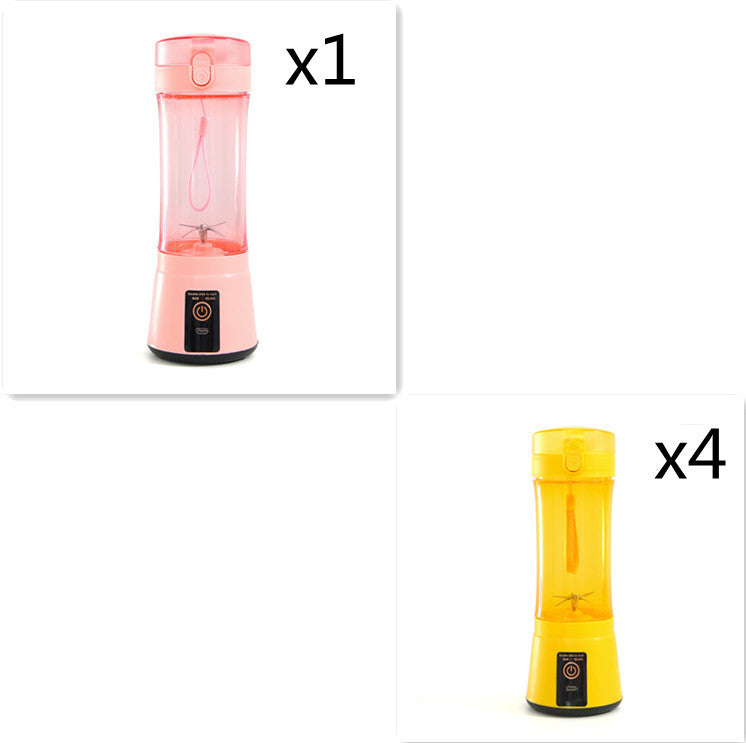Draagbare elektrische fruitpers draadloze USB oplaadbare minimixer multifunctionele smoothieblender voor de zomer keukenbenodigdheden