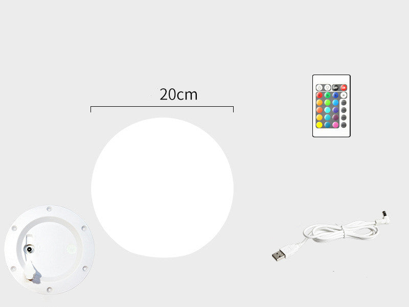 LED Luminous Ball Lights Outdoor Waterproof Colorful Lights Lawn Luminous Ball Garden Floor Lights Swimming Pool Floating Ball Lights