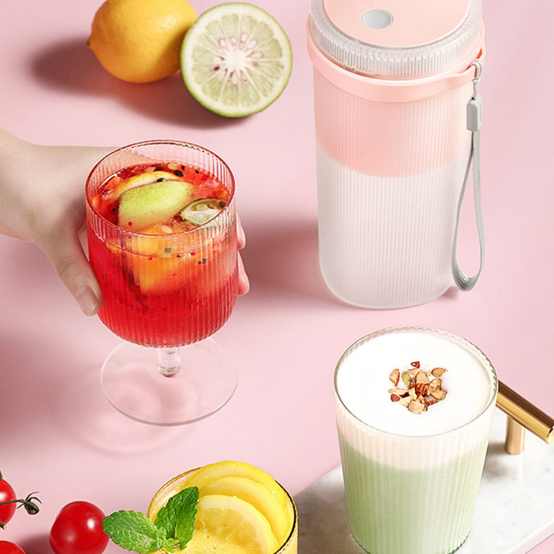 Multi-Function Portable Blender Electric Juicer Cup Sports Bottle Fruit Blender USB Rechargeable Smoothie Blender Fruit Juicer Extractor