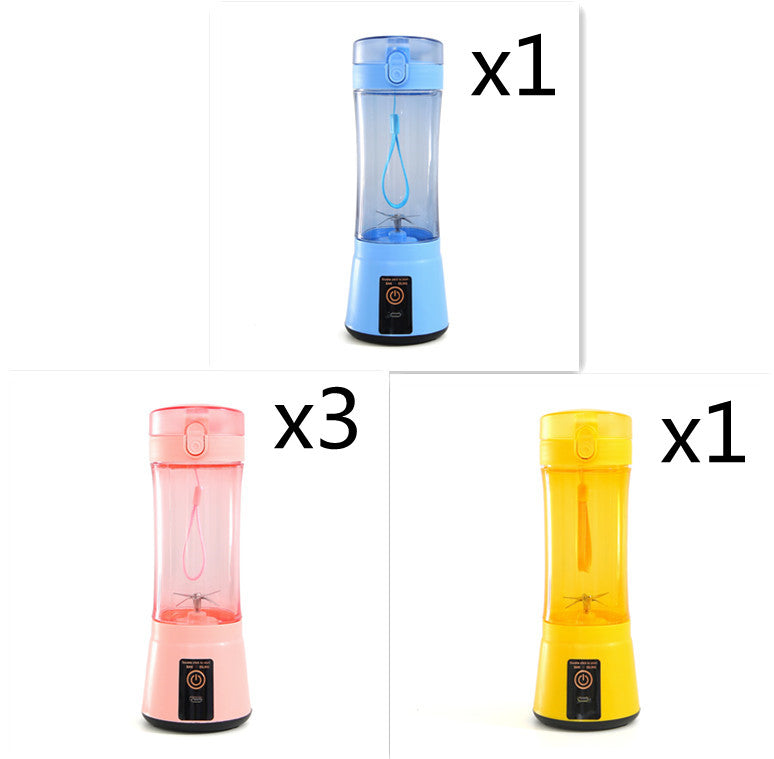 Draagbare elektrische fruitpers draadloze USB oplaadbare minimixer multifunctionele smoothieblender voor de zomer keukenbenodigdheden