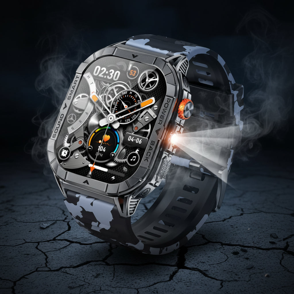 Montre K70A AMOLED — Santé, Appels Bluetooth 14 Jours