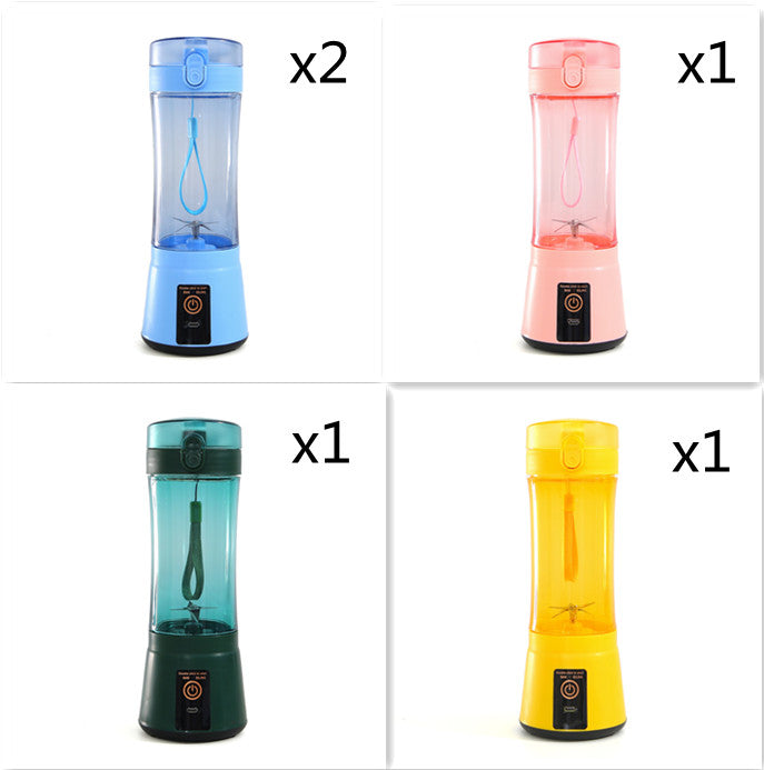 Draagbare elektrische fruitpers draadloze USB oplaadbare minimixer multifunctionele smoothieblender voor de zomer keukenbenodigdheden