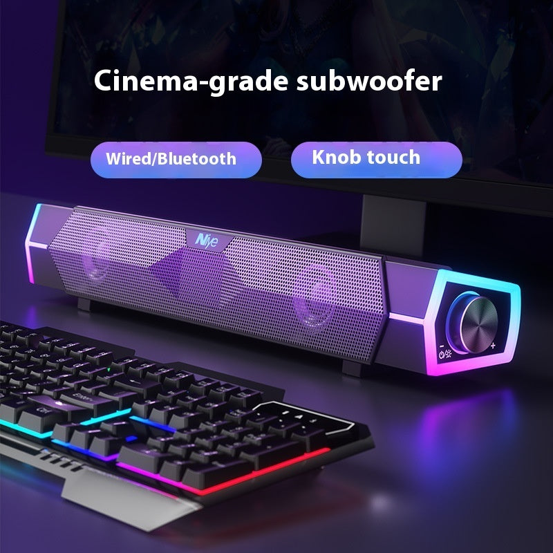 Bluetooth-luidspreker Dubbele luidspreker Subwoofer Surroundgeluid op theaterniveau Computerluidspreker
